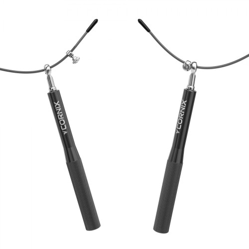 Скакалка  Cornix Speed Rope XR-0152 Black - фото №3